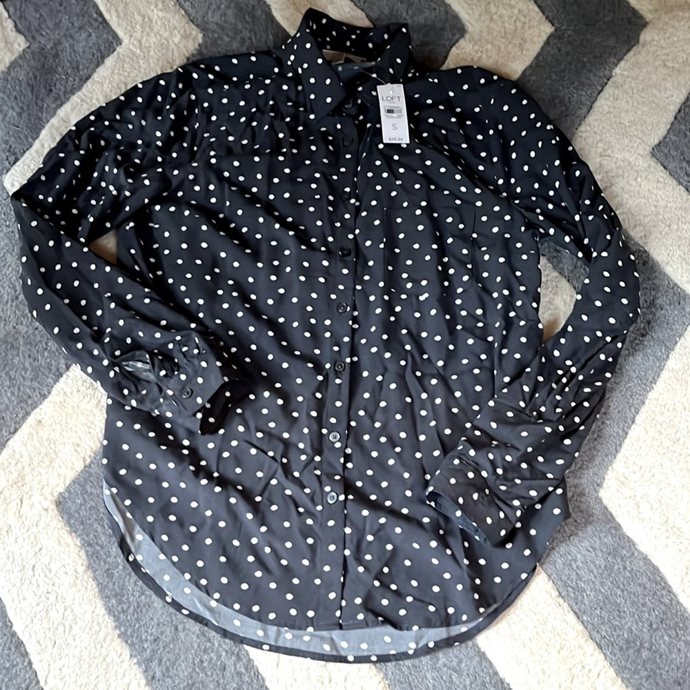 Polka dot blouse